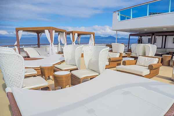 The Beach Club on Celestyal Experience.